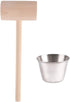 Artcome 22 Piece Seafood Tools Set for 4 People with 4 Lobster Crab Crackers, 4 Shellers, 6 Forks, 4 Cups, 4 Mallets