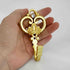 Crown Curtain Wall Hook for Household Clothes Hanging, Window Drapery Medallion Holdbacks, Gold