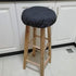 TINTON LIFE 16" Padded Round Bar Stool Cover Cushion with Elastic Fabric Round Chair Seat Cushion for Wooden Metal