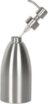 304 Stainless Steel Soap Dispenser 16oz Rust-Proof Liquid Pump Bottle for Kitchen or Bathroom Countertop