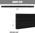 Suptikes 2 Pack Door Draft Stopper - Door Sweep for Exterior & Interior Doors, Dust and Noise Insulation