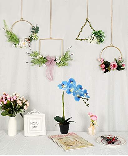 20" LED Blossom Orchid Flower Pot - Lighted Bonsai with 7 Real Touch Flowers and Battery Pot