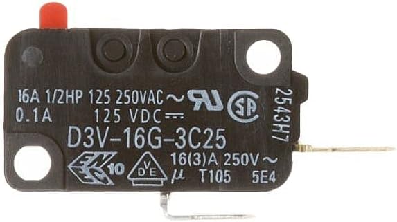 GE WB24X829 Secondary Door Switch for Microwave