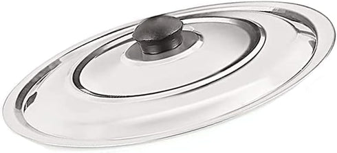 Nonstick Aluminum Appam Pan with 12 Pits and Lid, Easy to Clean, Dimensions: 9" Length x 9" Width x 2" Height