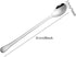 8 Inch Long Handle Spoon Iced Tea Spoons, 4pcs Coffee Spoon, Premium Stainless Steel Cocktail Stirring Spoons for Mixing, Tea, Ice Cream, Milkshake, Cold Drink (Silver)