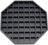 Octagon Coffee Drip Tray by Hard Black Plastic for Coffee Countertop, Drip Tray for Drink Dispenser (6" - 1 Pcs)