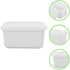 Mipcase Plastic Butter Dish with Lid, 700ml Cheese Storage Container for Kitchen.