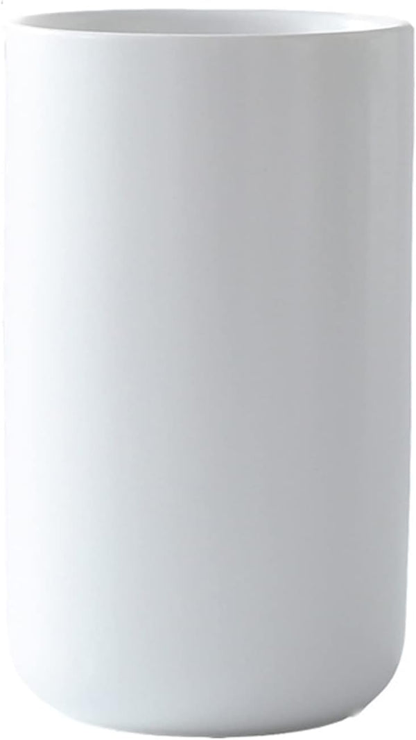 Ceramic Kitchen Utensil Holder for Countertop - Matte White, Space Saving Compact Rack for Cooking Utensils (#1)