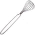 Mini French Spring Whisk, 8.67 Inch Silver Stainless Steel Hand Eggbeater Mixer Blender Stirring Beater Coil Whisk