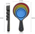 leepiya Measuring Cups and Spoons Set, Collapsible 8 Piece Measuring Tool, BPA Free Silicone, Colorful