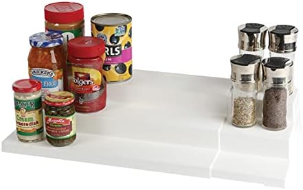 Dial Industries Adjustable 3 Tier Expandable Shelf, Spice and Seasoning Jars Organizer for Kitchen Countertop