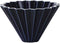 Origami Filter Cup, Ceramic Pour Over Coffee Maker, Easy Manual Brew Maker for Home, Cafe, Camping, Coffee Gifts (Black)