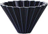 Origami Filter Cup, Ceramic Pour Over Coffee Maker, Easy Manual Brew Maker for Home, Cafe, Camping, Coffee Gifts (Black)