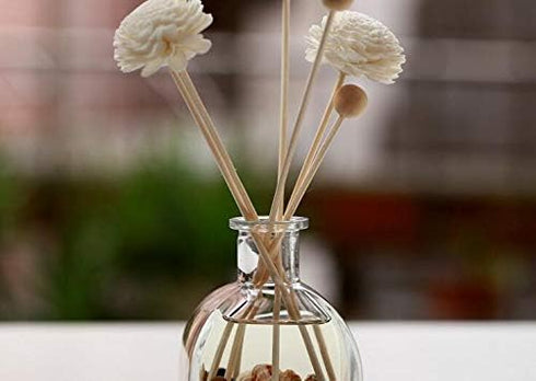 SYBL 50ml/1.69 Oz Sets Fl Square Glass Diffuser Bottles, DIY Replacement Reed Diffuser Jars, Fragrance Accessories