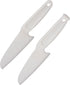 2 PCS Nylon Knife Safe for Kids, Professional Lettuce Knife for Real Cooking, Heat-resistant Plastic Knife