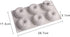 6 Cavity Swirl Shapes Silicone Cake Mold, Baking Tools for Chocolate Cookies and Ice Cream