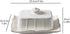 Countertop, Porcelain Butter Dish with Lid for Farmhouse Butter Holder Container with Luxurious Handle, Large Butter