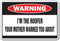 I'm The Roofer Warning Sign | Funny Home Décor for Garages, Living Rooms, Offices | SignMission