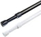 2 Pack Spring Tension Curtain Rod Adjustable 28-43 Inches, 5/8" Diameter, White
