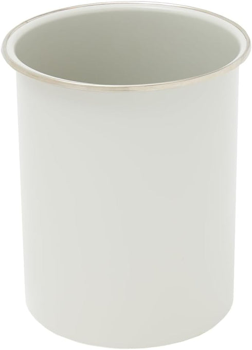 Home Basics Large Metal Kitchen Utensil Holder for Countertop, 6.25" Farmhouse Cooking Utensil Crock Tool Organizer