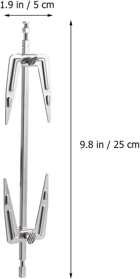 Toddmomy Air Fryer Rotisserie Forks Stainless Steel Air Fryer Fork Air Fryer Accessories Grill Forks for BBQ Home Kitchen Outdoor Camping(Silver) by Toddmomy