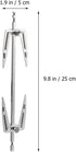Toddmomy Air Fryer Rotisserie Forks Stainless Steel Air Fryer Fork Air Fryer Accessories Grill Forks for BBQ Home Kitchen Outdoor Camping(Silver) by Toddmomy