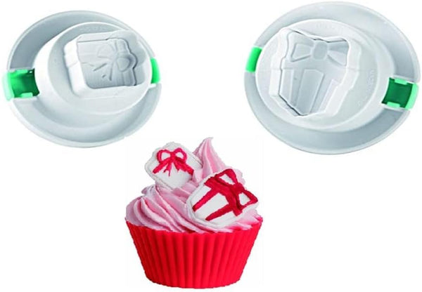 Silikomart 3D Ejector Cookie Cutters, Gift Box, Set of 2 from the Wonder Cakes Collection
