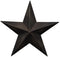 Home Collection Dimensional Steel Metal Barn Star - 12.2" x 6.9", Black Antique Matte Finish