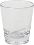Carlisle FoodService Products Alibi Round Clear Glass, 1.8 Ounces, (Pack of 24) for Restaurants, Catering