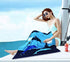 4-Pack 100% 34"x63" Swimming YIFONTIN Beach Towels Cotton Extra Large XL Soft Absorbent Velour Throw Blanket Gift