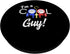 Cool Guy Air Conditioner Repair A/C Tech Heating Cooling Men PopSockets Standard PopGrip