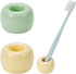 Mini Ceramics Toothbrush Holder Stand for Bathroom Vanity, Handmade Couple Holder, Pack of 2