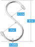 5 Pcs White Awning Clothes Hook for RV Caravan Camper, Organizer Rack Hanger for Outdoor Car Tools