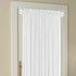 Turquoize Magnetic Curtain Rods, 2 Pack, Adjustable Length from 9 inch to 16 inch, White