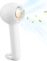 Portable Mini Handheld Fan, Rechargeable Personal Lash Fan for Women Makeup, 2 Speeds for Indoor Outdoor Travel - White