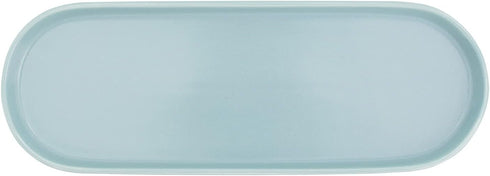 Simple Style Ceramic Sink Tray - Blue Bathroom and Kitchen Cosmetics Dish, Candle and Perfume Tray