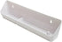 Bueyfolt 11" Kitchen Sink Front Tip-Out Accessory Trays with Mounting Screws, White, 2 Pack (Conventional Open Tray &