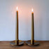Candlestock 8 Inch Real Bayberry Taper Candle Pair, Pure Bayberry and 100% USA Beeswax Blend, Dripless