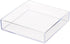 iDesign Decorative Countertop Vanity Tray Organizer for Bathroom, Bedroom, Closet, Entryway, The Clarity Collection –