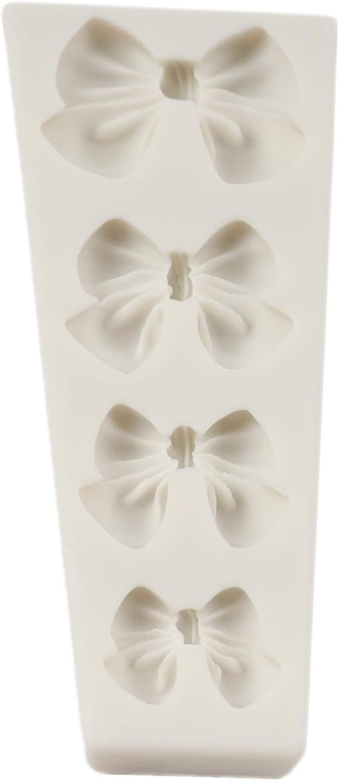 Bowknot Fondant Mold, Bow Tie Silicone Mold for Cake Decoration, Sugar Candy Cake Pop Bow Craft Molds