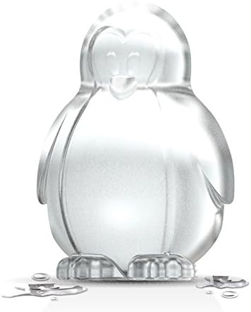 Tovolo Novelty Penguin Ice Cube Mold Trays, Flexible Silicone, Dishwasher Safe