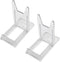 2 Pieces Adjustable Acrylic Easel Display Stands, Mini Plate Display Stands for Coins