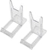 2 Pieces Adjustable Acrylic Easel Display Stands, Mini Plate Display Stands for Coins