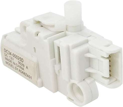 DC34-00025D DC12V Washing Machine Door Lock Switch Assembly for Samsung Washer, Door Lock Replacement Parts