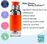 16oz/473ml Pura Sport Insulated Bottle w/Sleeve & Silicone Big Mouth Top - Stainless Steel, Warm & Cold, Leak-Proof