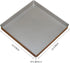 Nonstick Square Baking Pan, 11x11 Inch Carbon Steel Cake Baking Sheet, Cookies Bakeware for Oven Baking Gold
