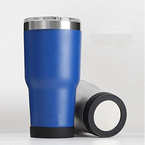 4 PCS Eco-Friendly Non-Slip Silicone Coaster for 20 oz, 30 oz Tumbler (Brown, 70mm)