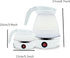 Travel Collapsible Electric Kettle, Portable Silicone Heating Water Boiler for Fast Boiling with Separable Power Cord