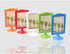Rikyo 4 Pack 4x6, 2 Standing Photo Frames,Self Standing Photo,Vertical Mount Sign Holders Double Sided Tabletop