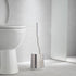 Slimline Set, Joseph Joseph Flex Lite Silicone Toilet Brush with Holder Flexible Head, drip, Anti-Clog deep Clean